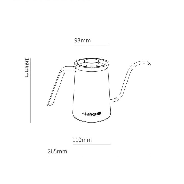 Bouilloire Assassin MHW 3BOMBER 600 ml blanche 