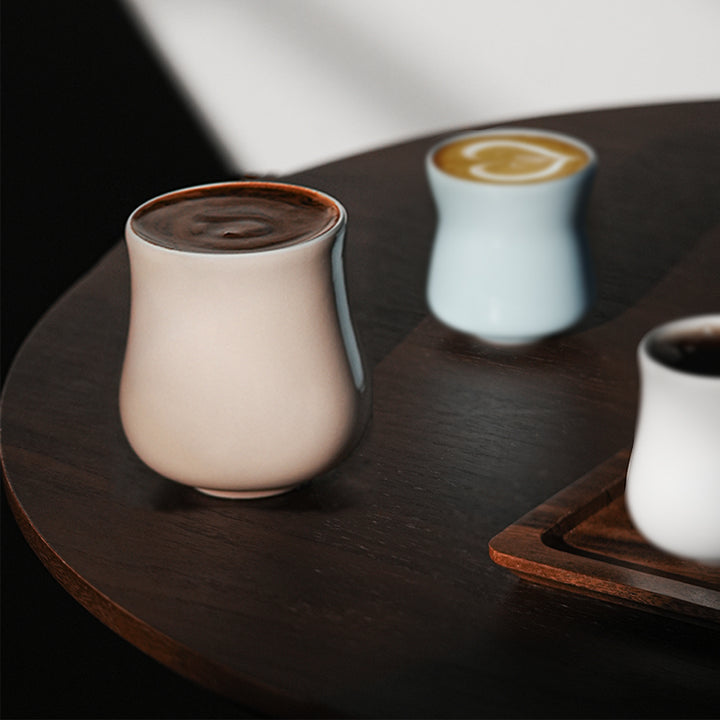 MHW 3BOMBER Keramik Tasse breit, Aura Serie 150ml Pink