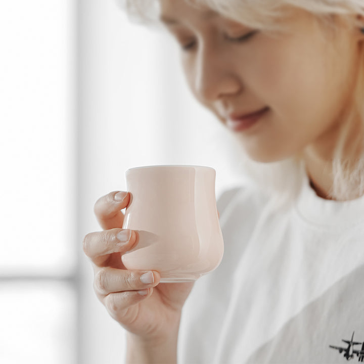MHW 3BOMBER Keramik Tasse breit, Aura Serie 150ml Pink