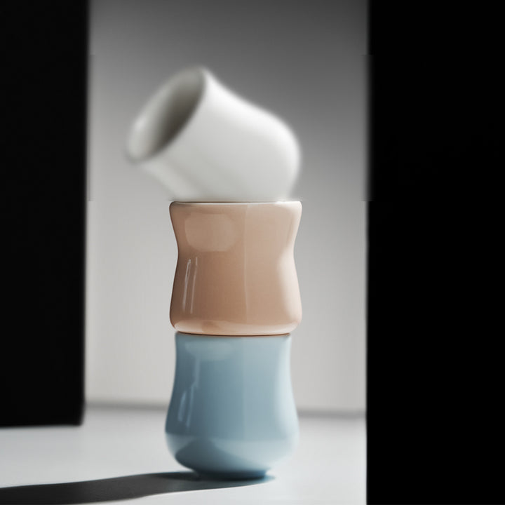 MHW 3BOMBER Keramik Tasse breit, Aura Serie 150ml Pink
