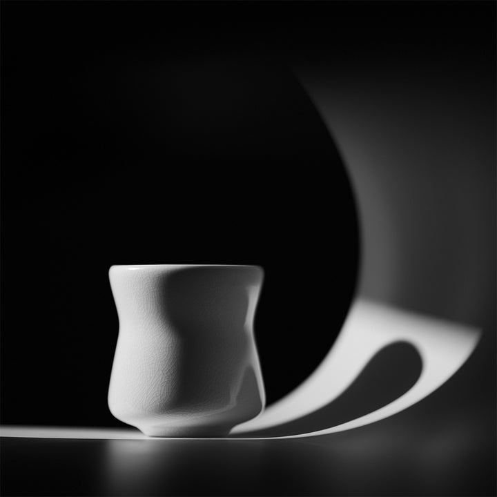 MHW 3BOMBER Keramik Tasse breit, Aura Serie 150ml Weiss