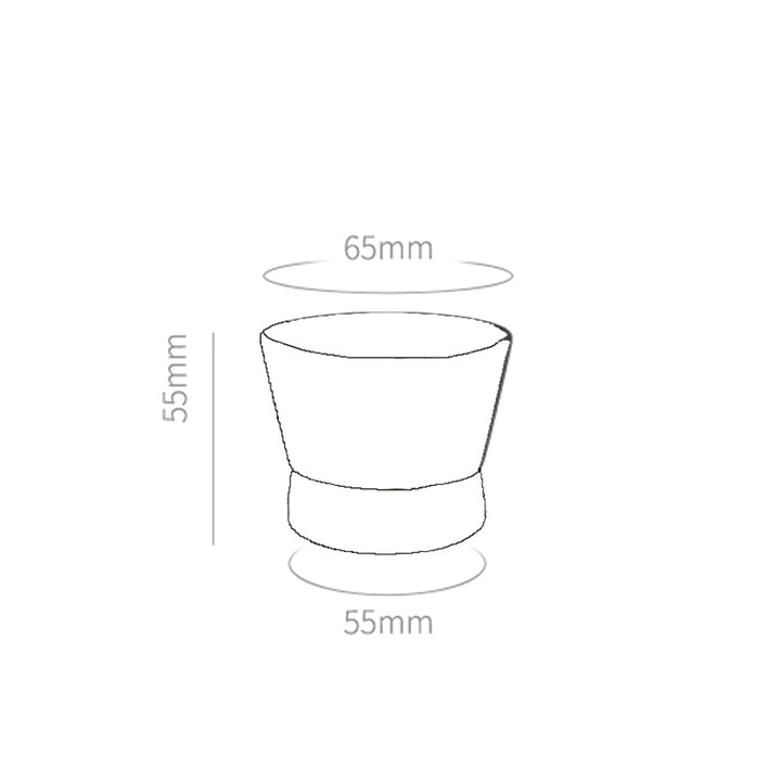 MHW 3BOMBER Keramik Tasse, Cera Serie 80ml Weiss