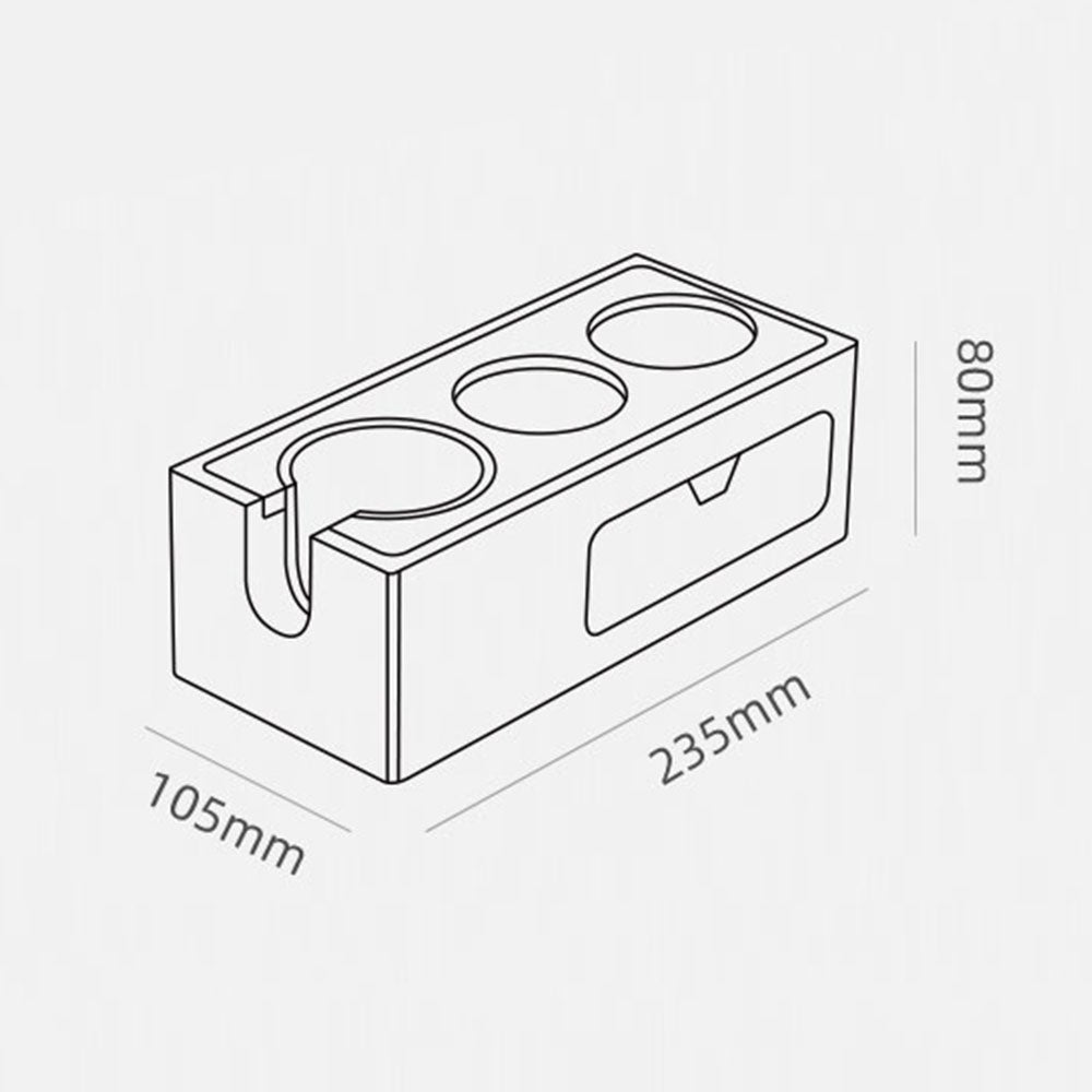 MHW 3BOMBER Wood Portafilter Holder 51-58MM universal