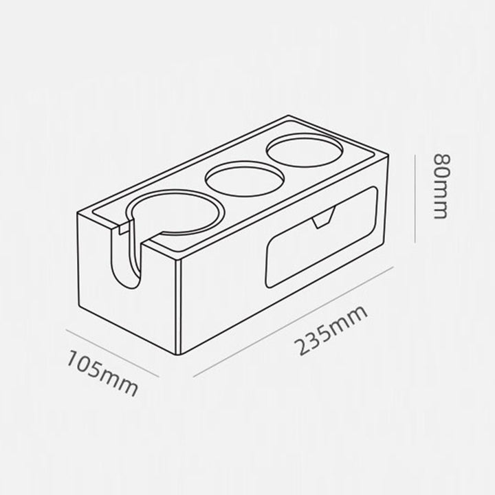 MHW 3BOMBER Wood Portafilter Holder 51-58MM universal