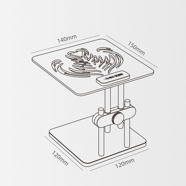 MHW 3BOMBER Coffee scale stand black