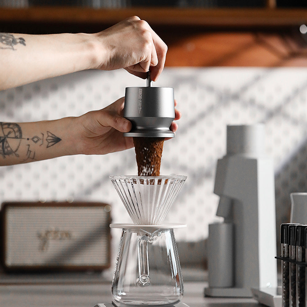 Entonnoir doseur MHW 3BOMBER 2.0, 58 mm, gris 