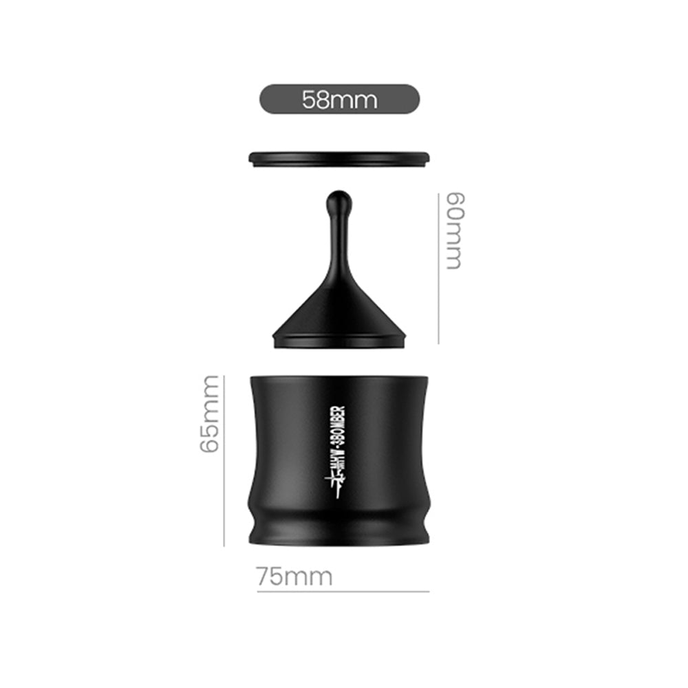 MHW 3BOMBER Dosiertrichter, Flow Light 58mm schwarz