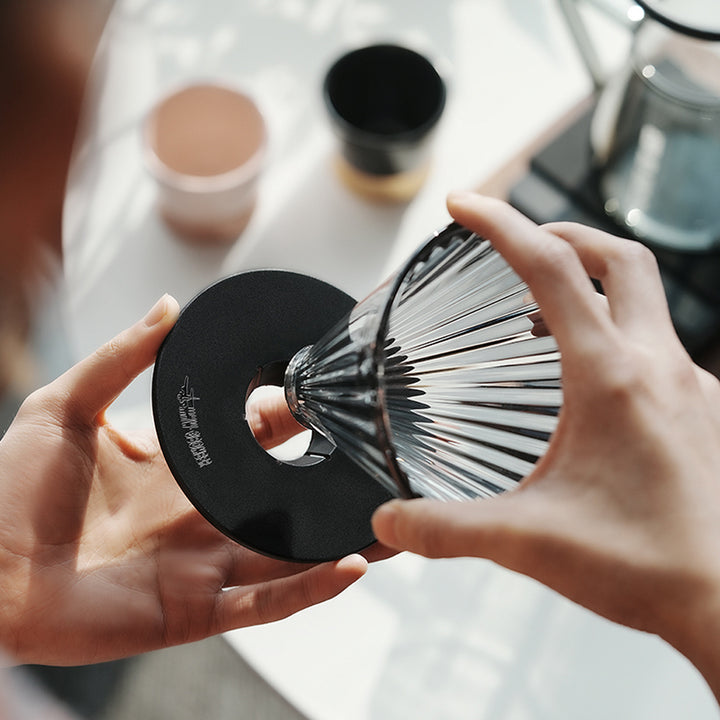 MHW 3BOMBER Elf Glas Dripper Grau