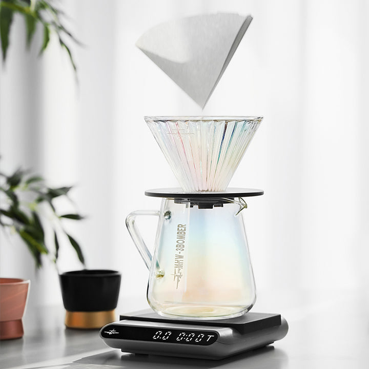 MHW 3BOMBER Elf Glas Dripper Grau