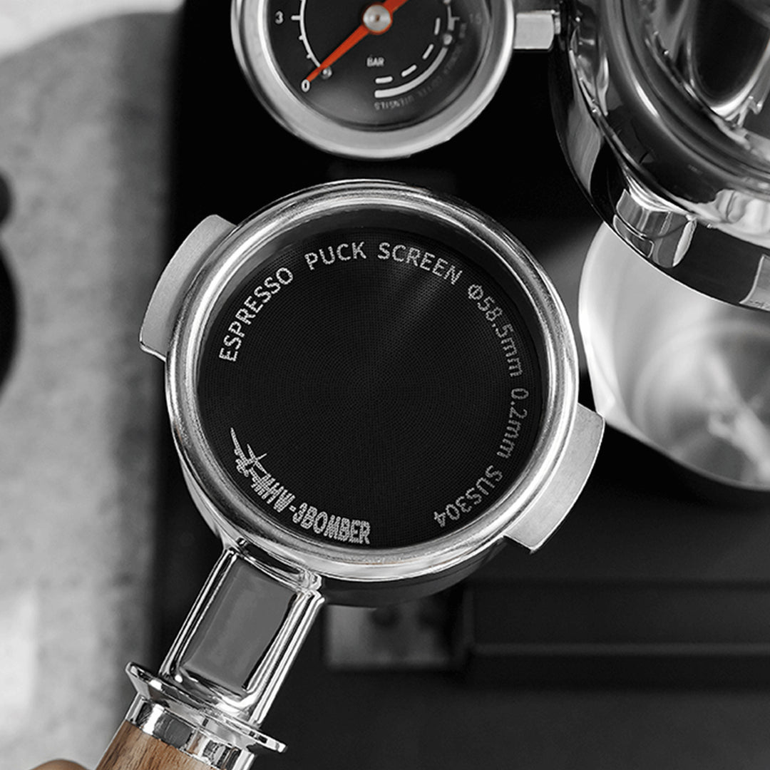 MHW 3BOMBER Espresso Puck Screen Titanium Black - 58.5mm(0.2mm)