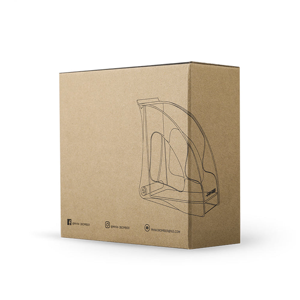 MHW 3BOMBER Snail Kaffee Filterhalter weiss