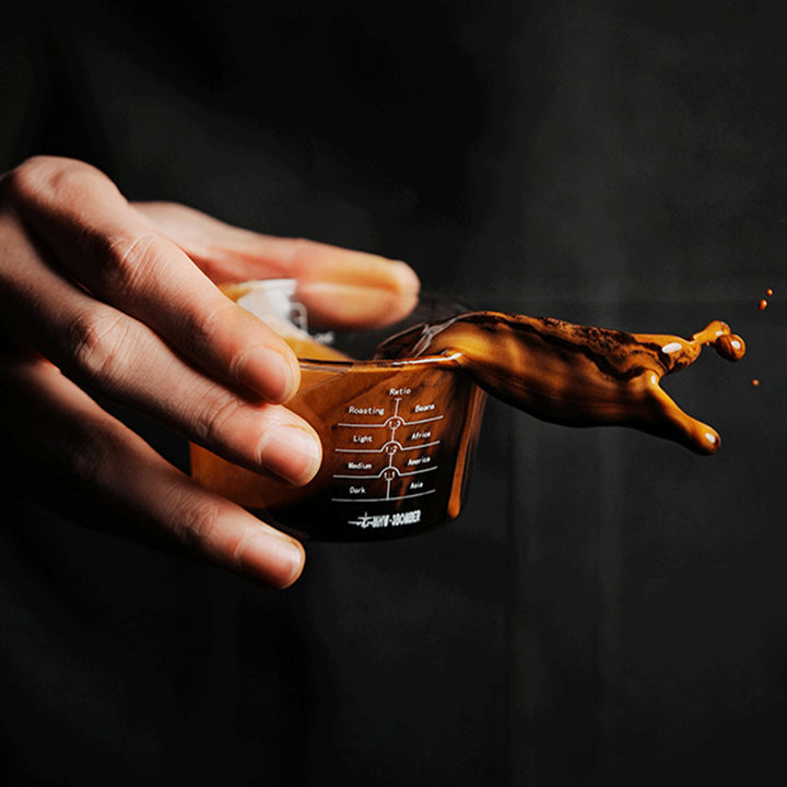 MHW 3BOMBER Glass Measuring Cup Single Spout-120ml-Transparent