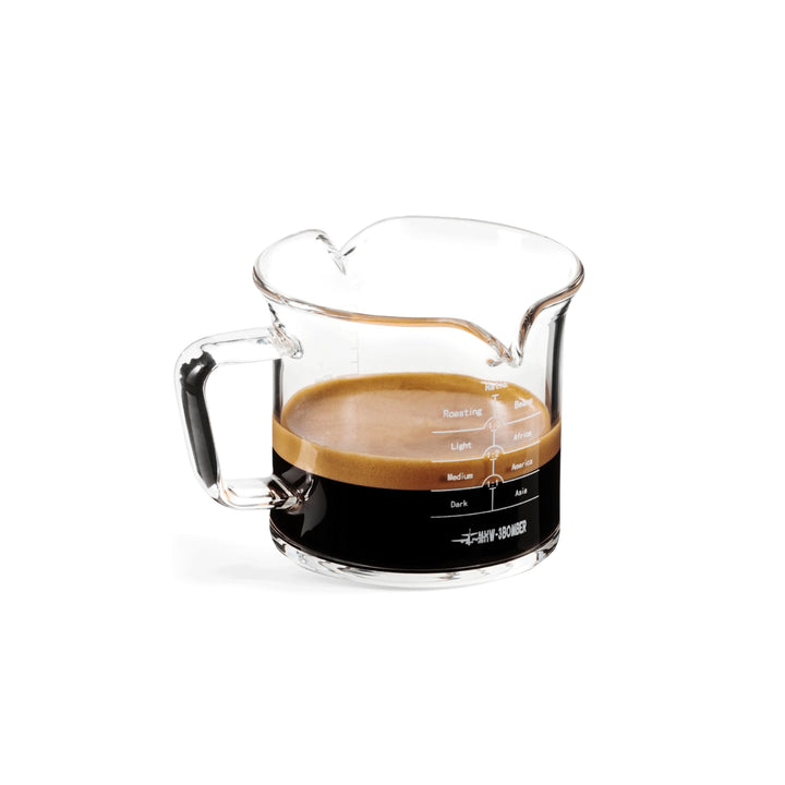 MHW 3BOMBER Glass Measuring Cup Double Spout-120ml-Transparent