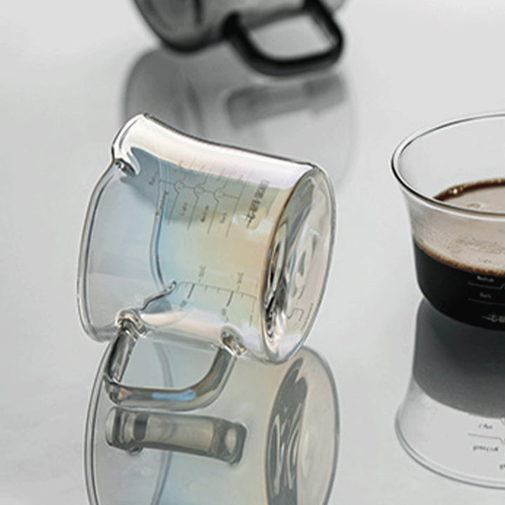 MHW 3BOMBER Glass Measuring Cup Double Spout-120ml-Transparent