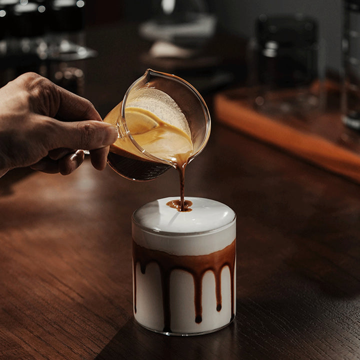 MHW 3BOMBER Glass Measuring Cup Double Spout-120ml-Transparent