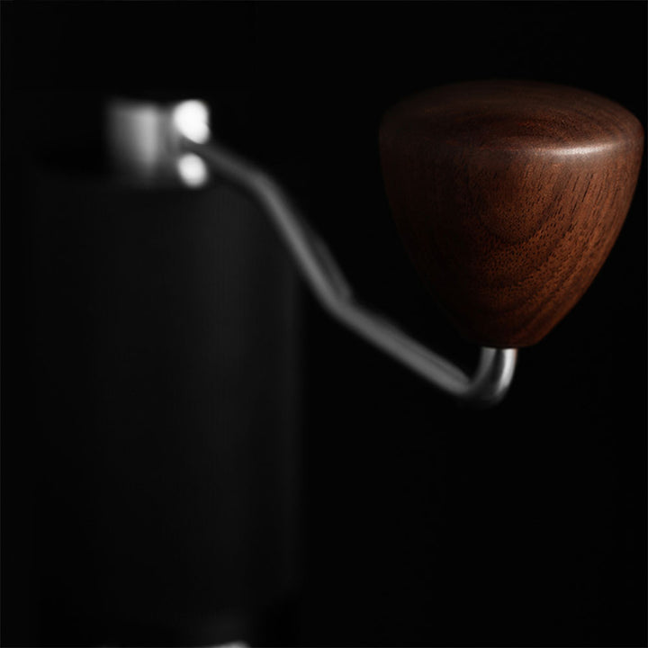 MHW 3BOMBER Racing M1-Manual Coffee Grinder Black/Walnut handle-38mm Titanium plating burr