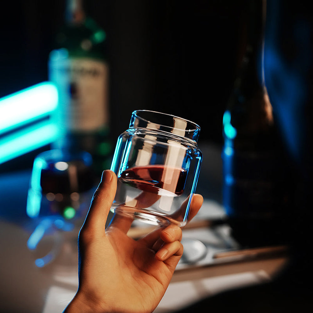 MHW 3BOMBER Glas Tasse H-Form, DW Serie 160ml