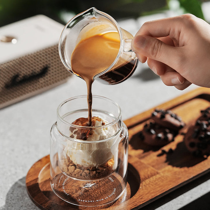 MHW 3BOMBER Glas Tasse H-Form, DW Serie 160ml