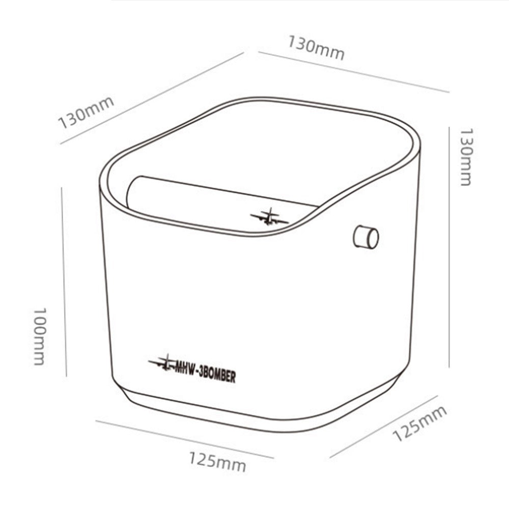 MHW 3BOMBER Square Knock Box White 1.2L