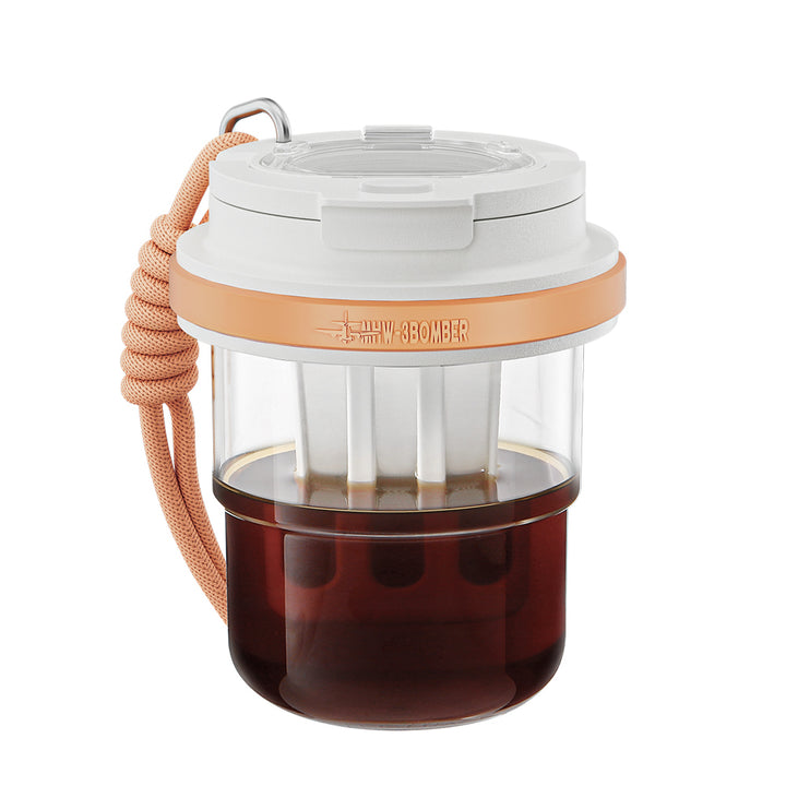 MHW 3BOMBER Ice Cool Portable Cold Brew Cup Peach 530ml