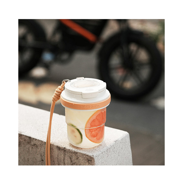MHW 3BOMBER Ice Cool Portable Cold Brew Cup Peach 530ml