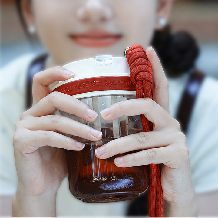 MHW 3BOMBER Ice Cool Portable Cold Brew Cup Rot 530ml