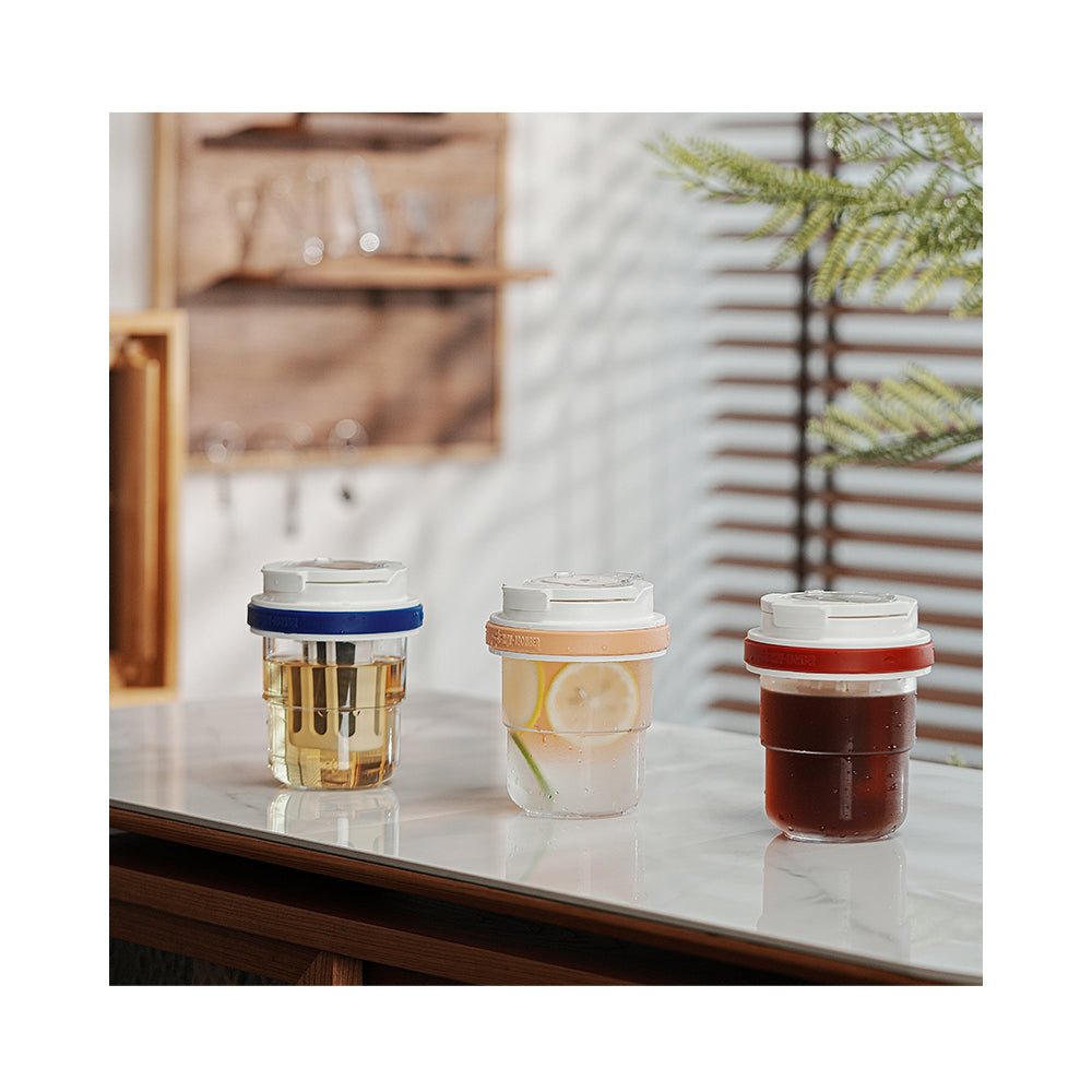 MHW 3BOMBER Ice Cool Portable Cold Brew Cup Rot 530ml