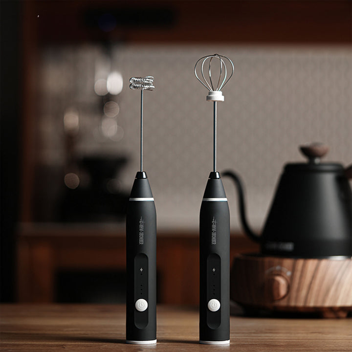 MHW 3BOMBER Electric Milk Frother Black