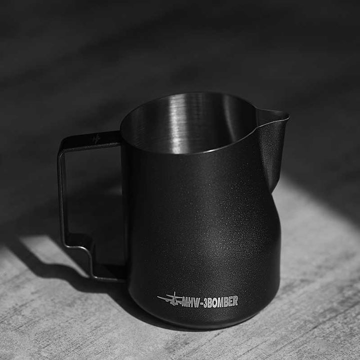 MHW 3BOMBER Turbo milk pitcher Matte Black-350ml