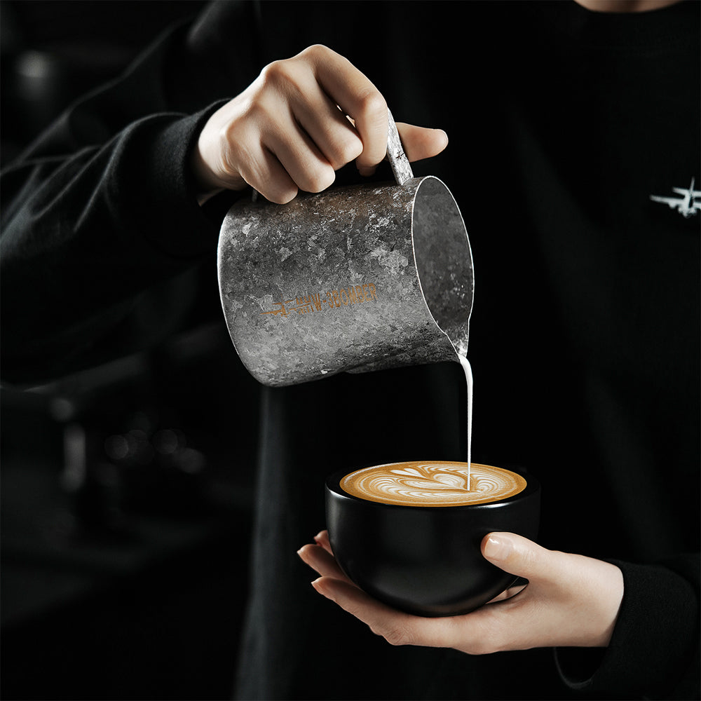 MHW 3BOMBER Titanium Milk Pitcher Silver