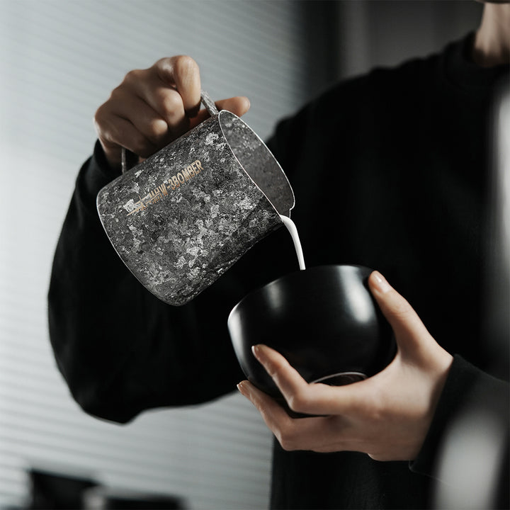 MHW 3BOMBER Titanium Milk Pitcher Silver