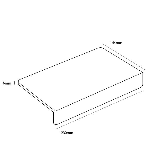 MHW 3BOMBER Silicone Pad 235*145*6mm Grey