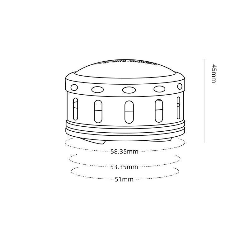 MHW 3BOMBER Falcon Gravity Coffee Distributor 58.35mm