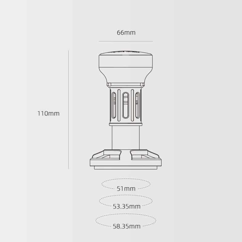 MHW 3BOMBER Impact Tamper Thread-51mm